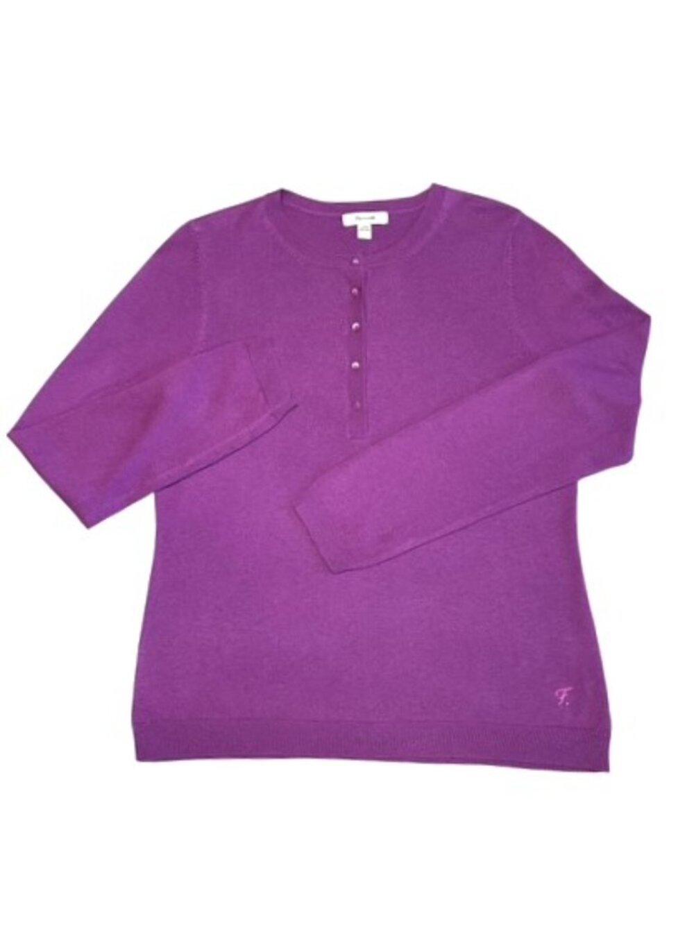 Faconnable Knit Cashmere/Silk Sweater Brand New Large - Picture 4 of 5